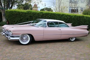 2 Door 1959 Cadillac Coupe De Ville Hire - Gold Star Wedding Car Hire