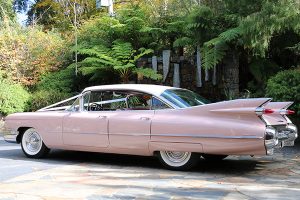4 Door 1959 Cadillac Sedan De Ville Hire - Gold Star Wedding Car Hire